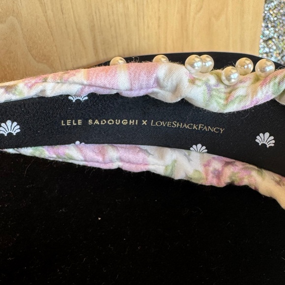 LeLe Sadoughi Knotted Pearl Headband, RARE main image 5